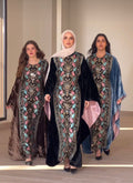The Art Deco Velvet Majesty Jalabiya