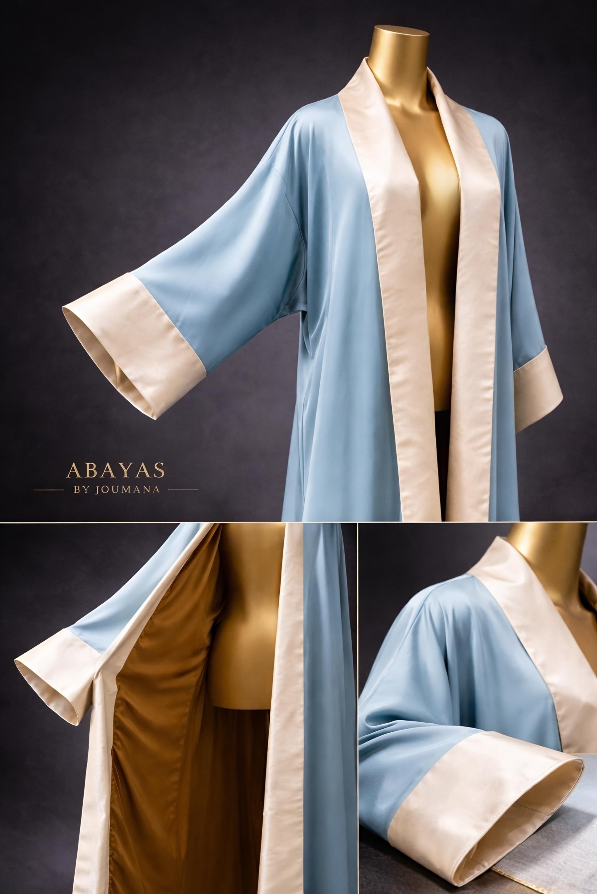 Baby Blue Abaya