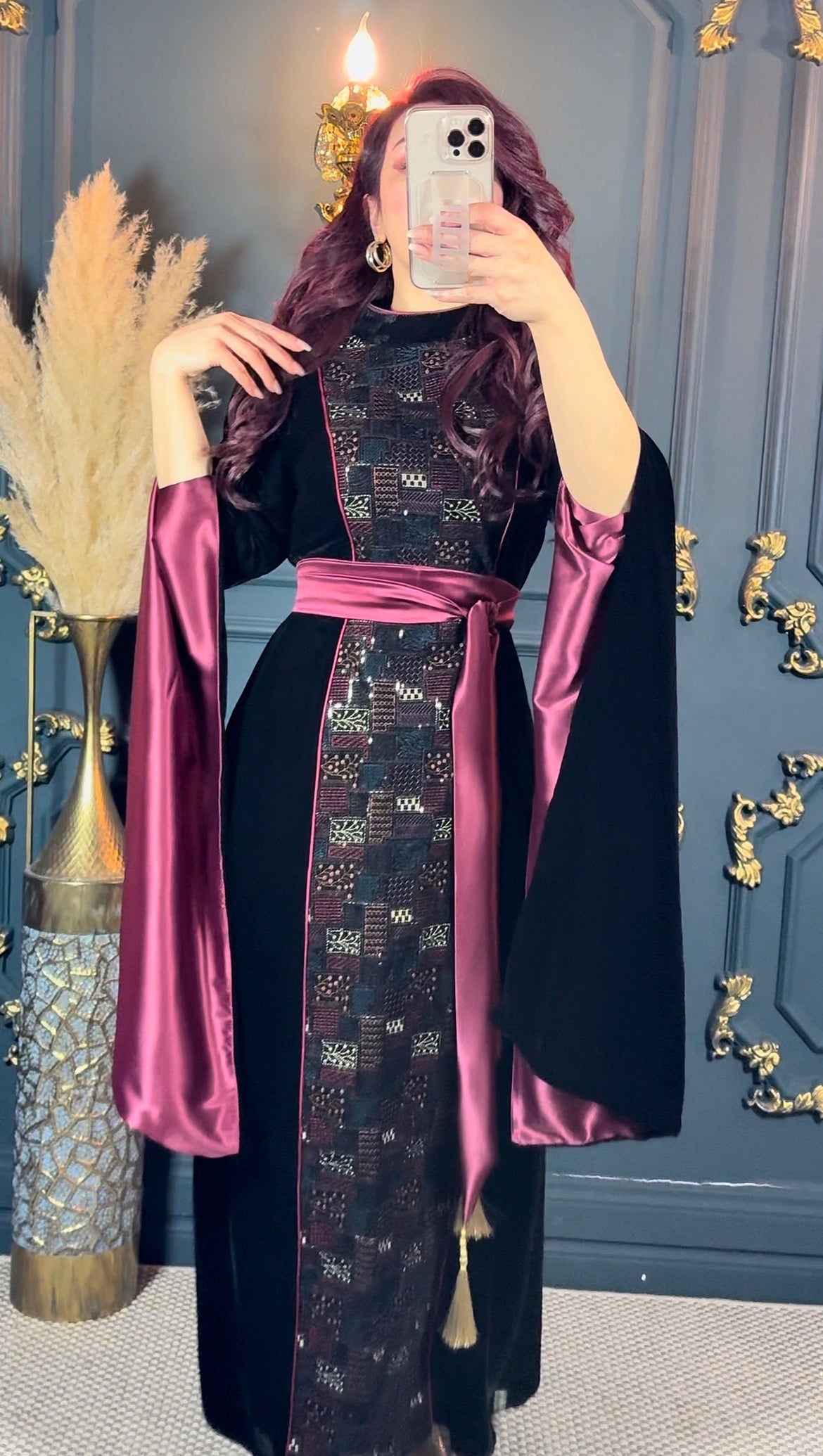 The Midnight Velvet Jalabiya