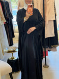 Black Abaya With Embroidery