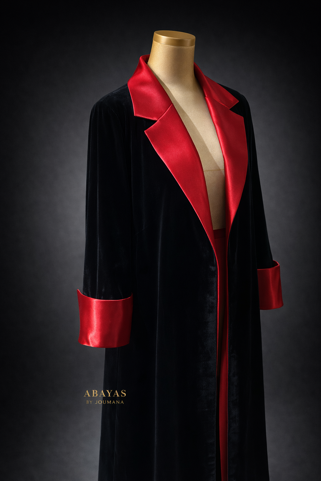 Abaya Coat Style (Red Frame)
