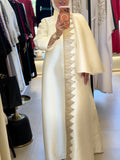 Off-White Scarf Shoulder Abaya