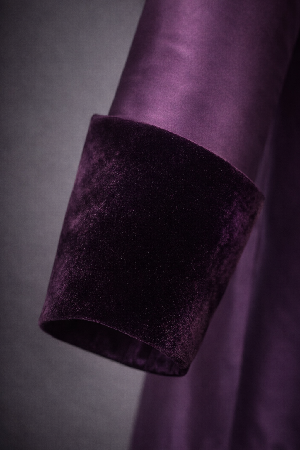 Abaya violette (style manteau)