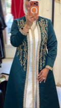 Royal Emerald Caftan + Dress