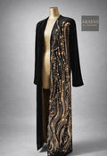 The Midnight Embroidered Aurora Abaya