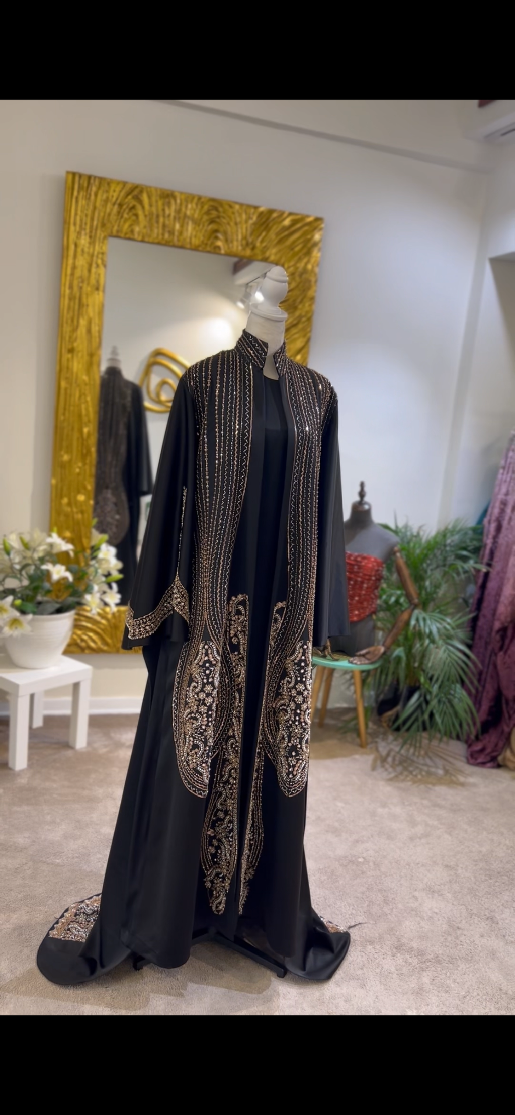 Royal Embroidered Cape + Dress