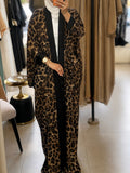 Leopard Pattern Abaya