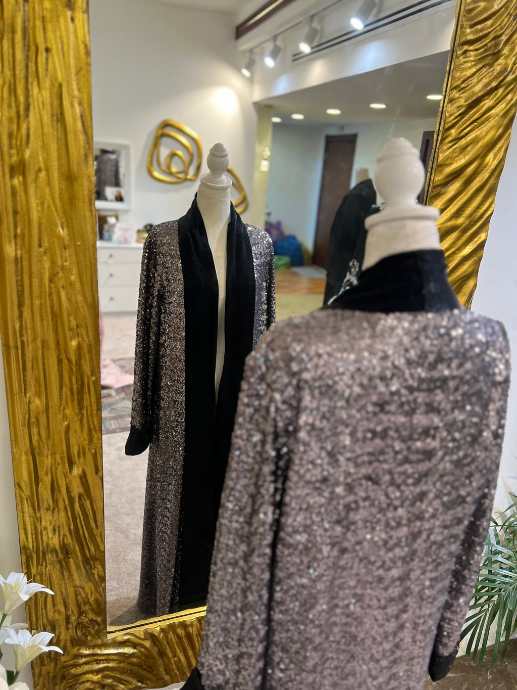 Silver Terter Abaya