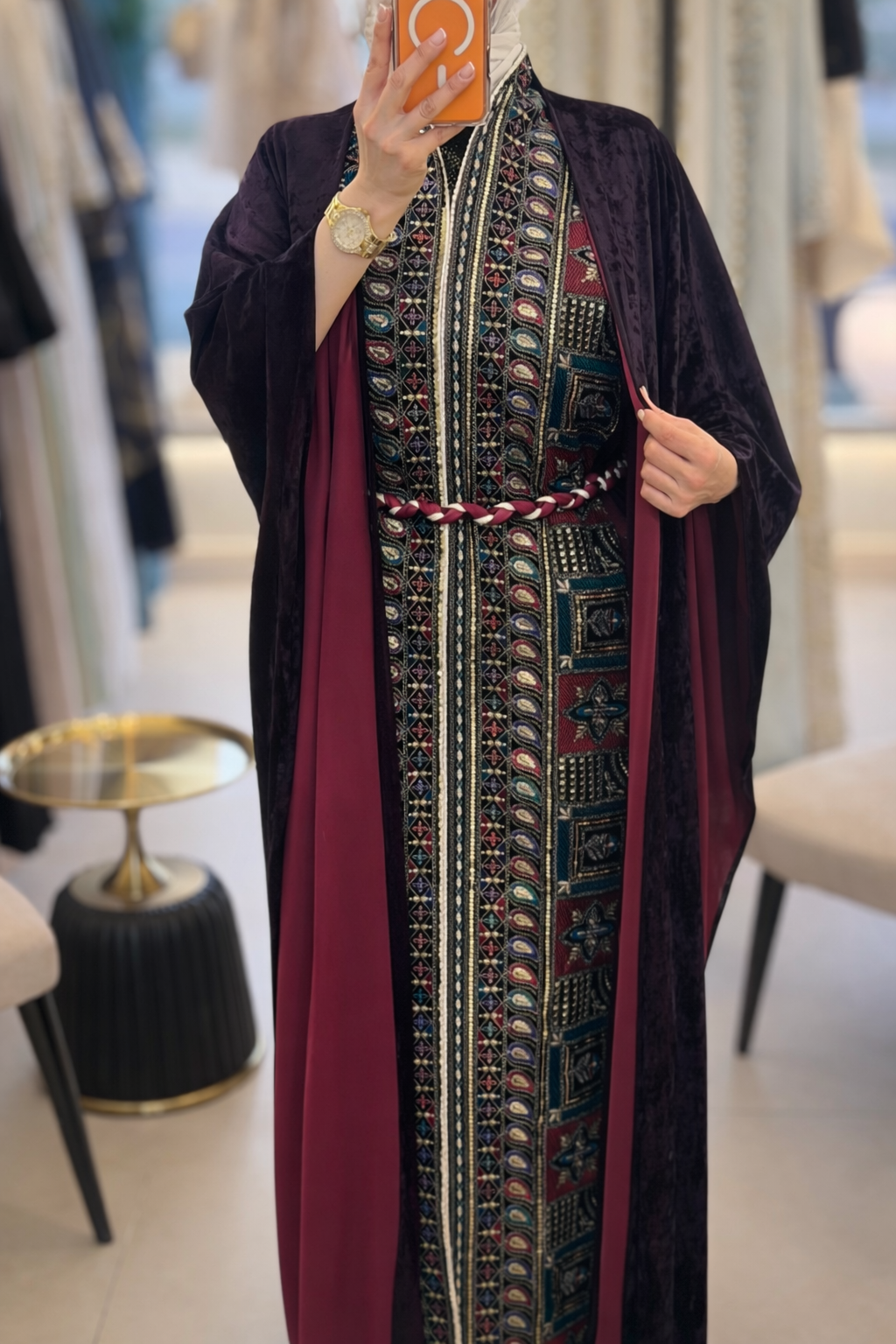 The Regal Velvet Ensemble | 3-Piece Modest Set