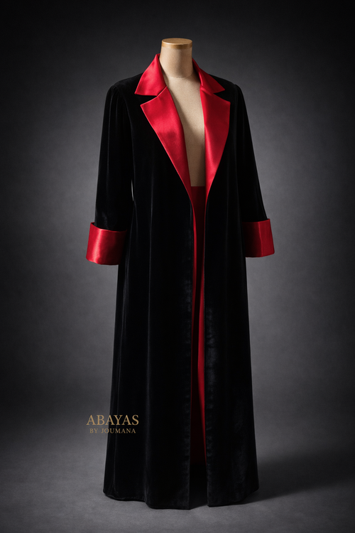 Abaya Coat Style (Red Frame)