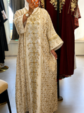 Henna Hand Embroidered Abaya