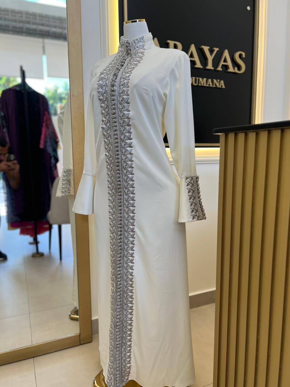 White Morrocan Jalabiya