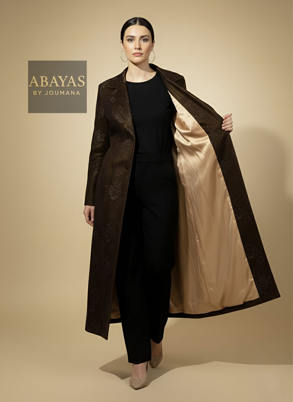 Long Mocha Coat (Blazer Cut)