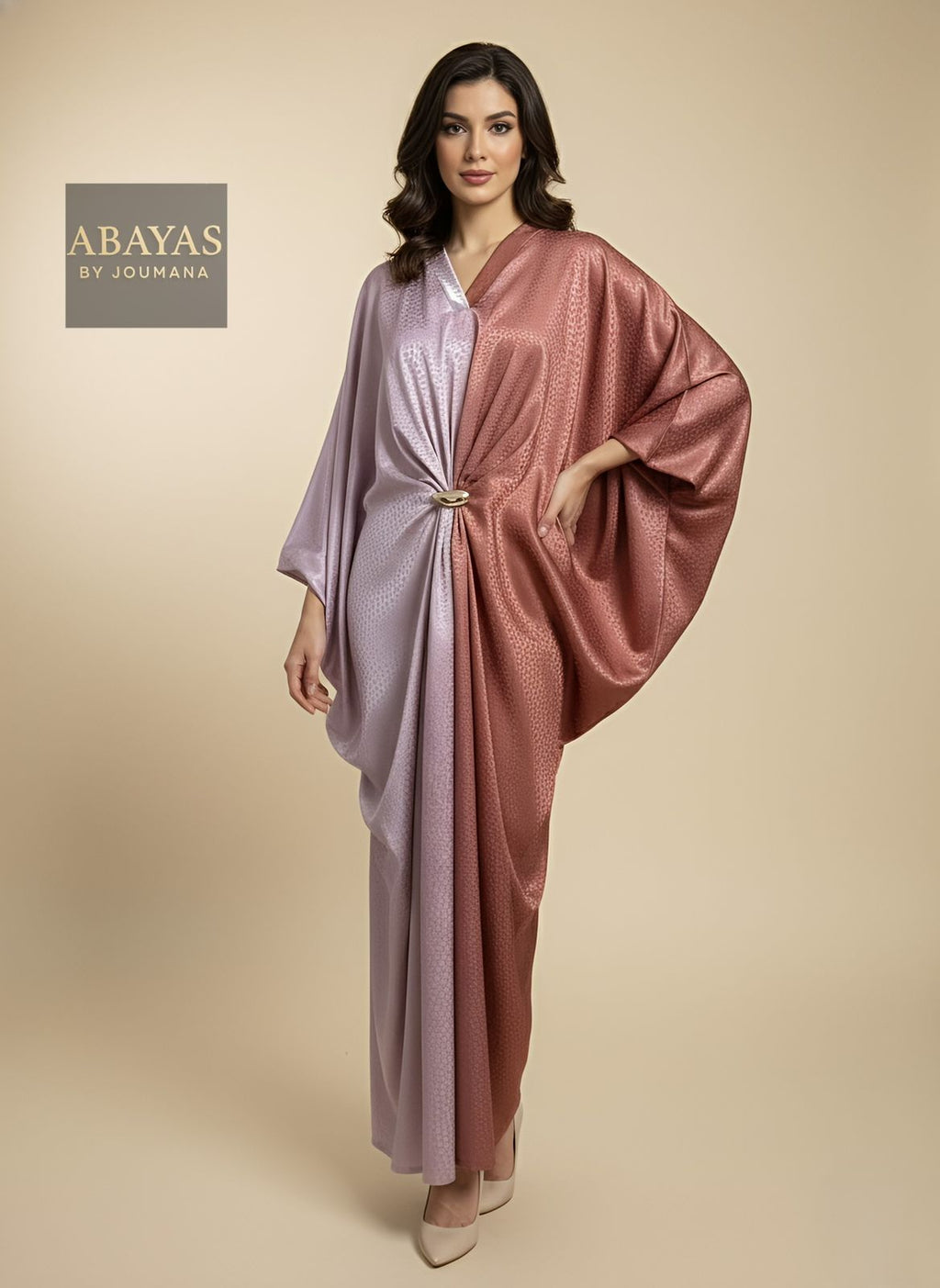 Pink One Size Silk Dress (Under Dress Included)