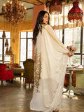 White Bisht With Moroccan Embroidery