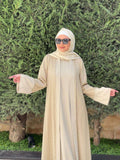 Mosleen Abaya With Pearls + Under Dress
