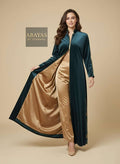 Emerald Velvet Abaya