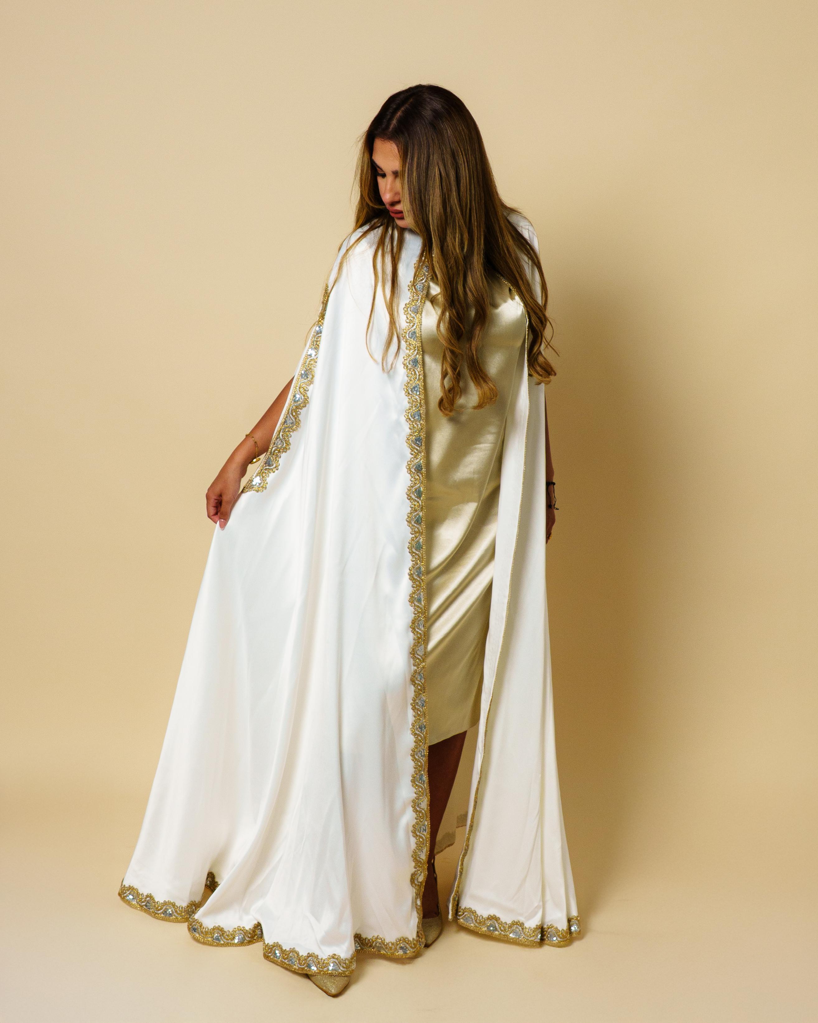 White Moroccan Cape