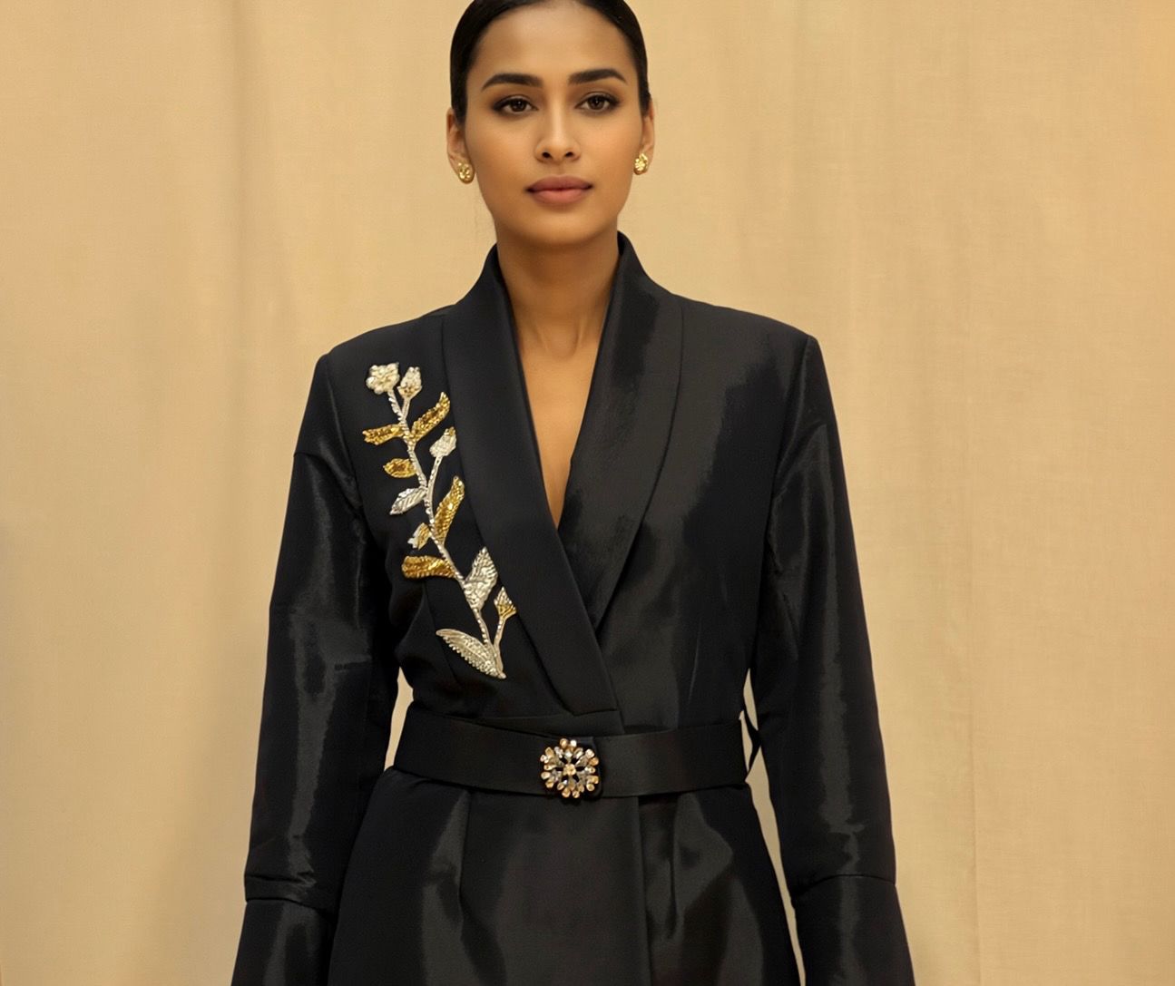 Black Suit With Embroidery
