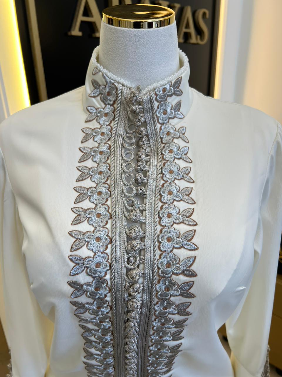 White Morrocan Jalabiya