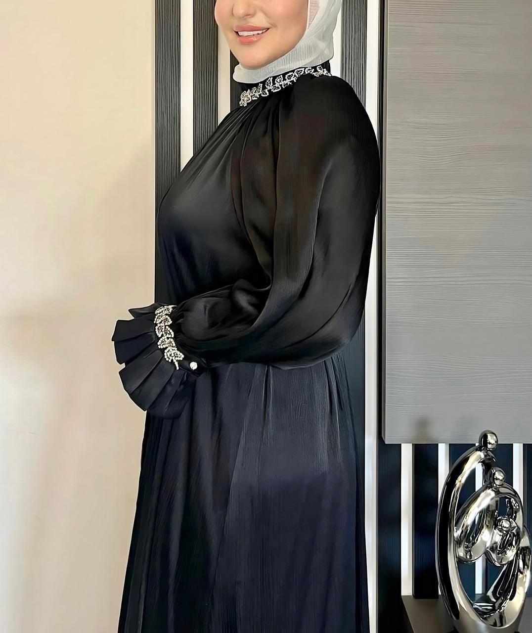 Crystal Turtle Neck Dress