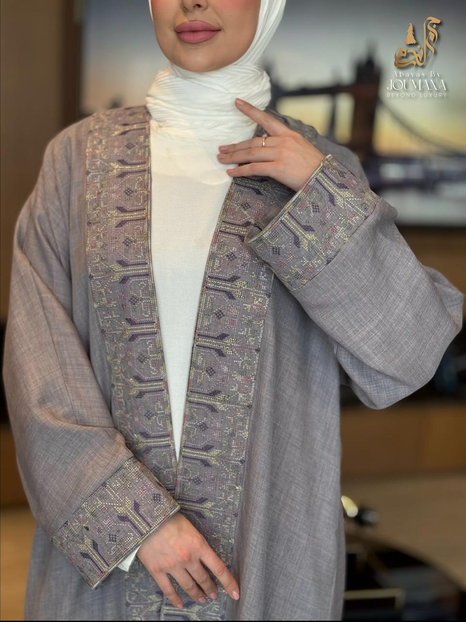 Abaya With Palestinian Tetreez