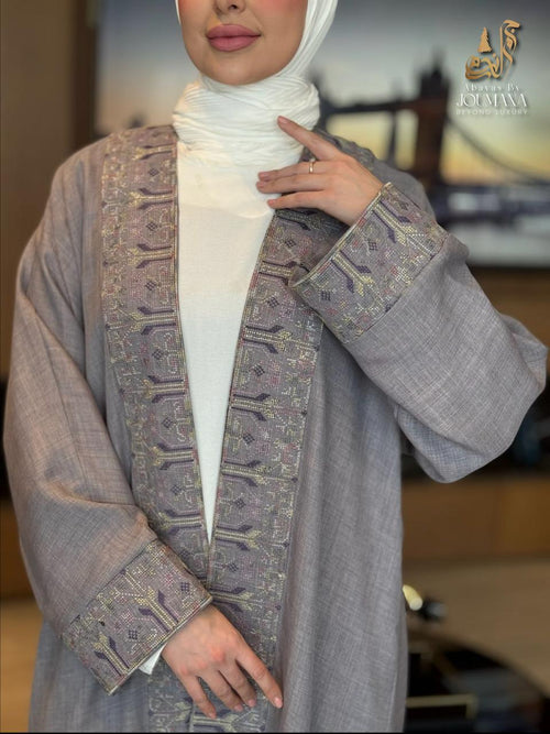 Abaya With Palestinian Tetreez