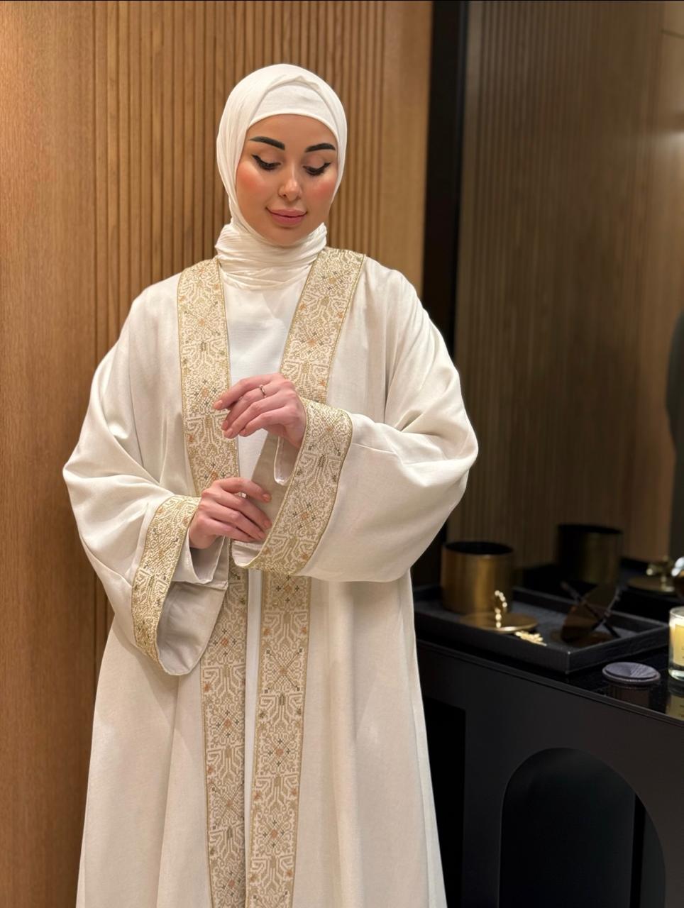 Abaya With Palestinian Tetreez