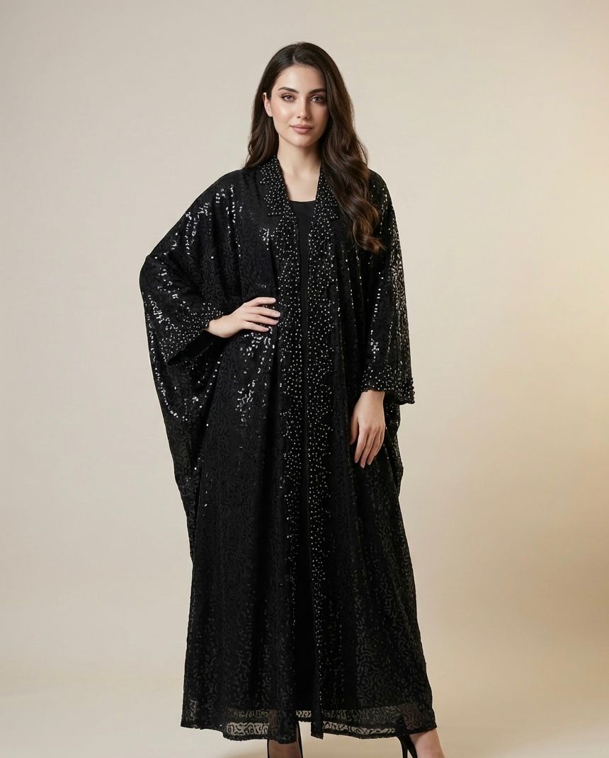 Black Bariq Abaya