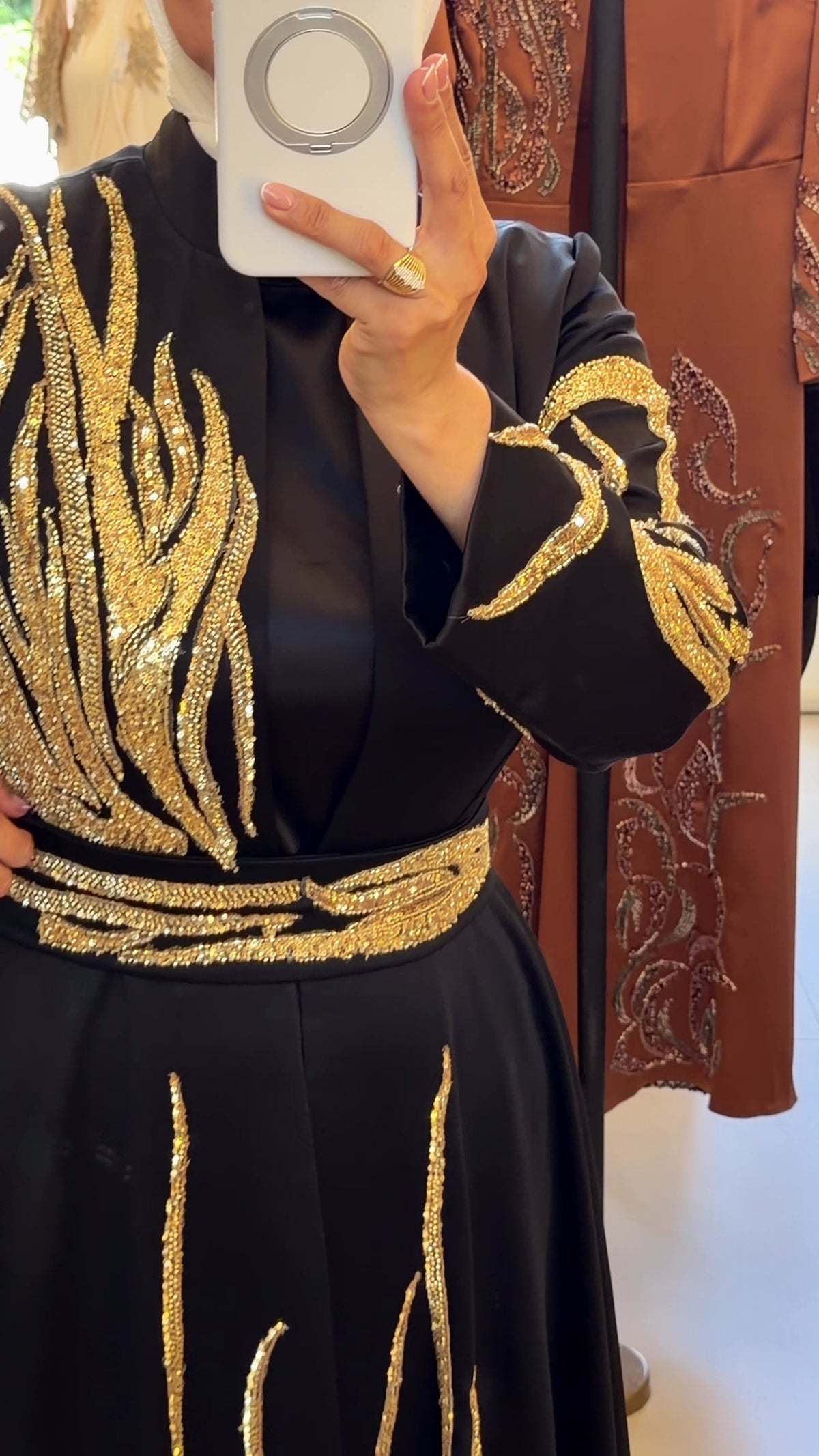 Caftan Golden Embroidery + Dress