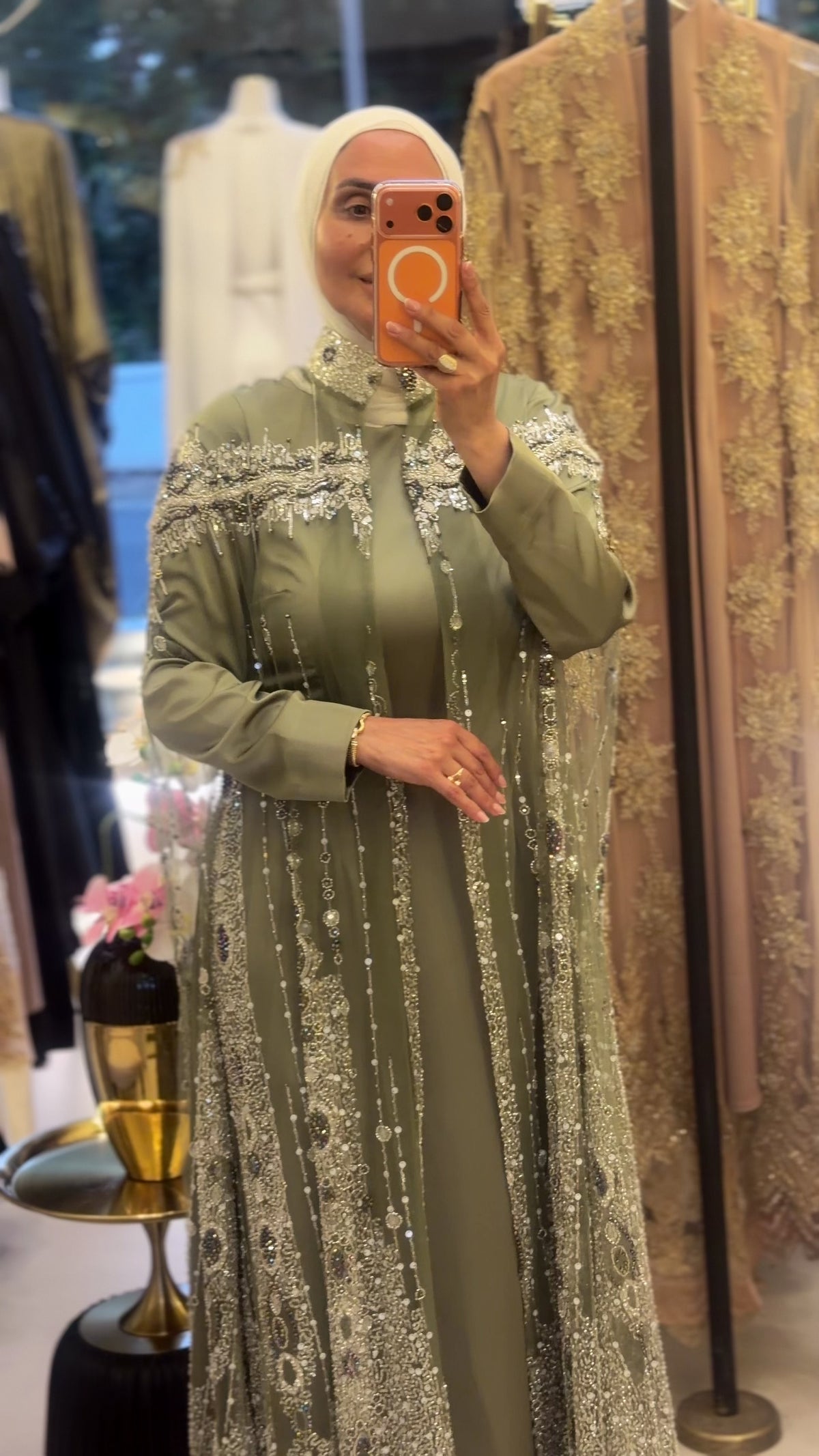 Royal Olive Cape + Dress